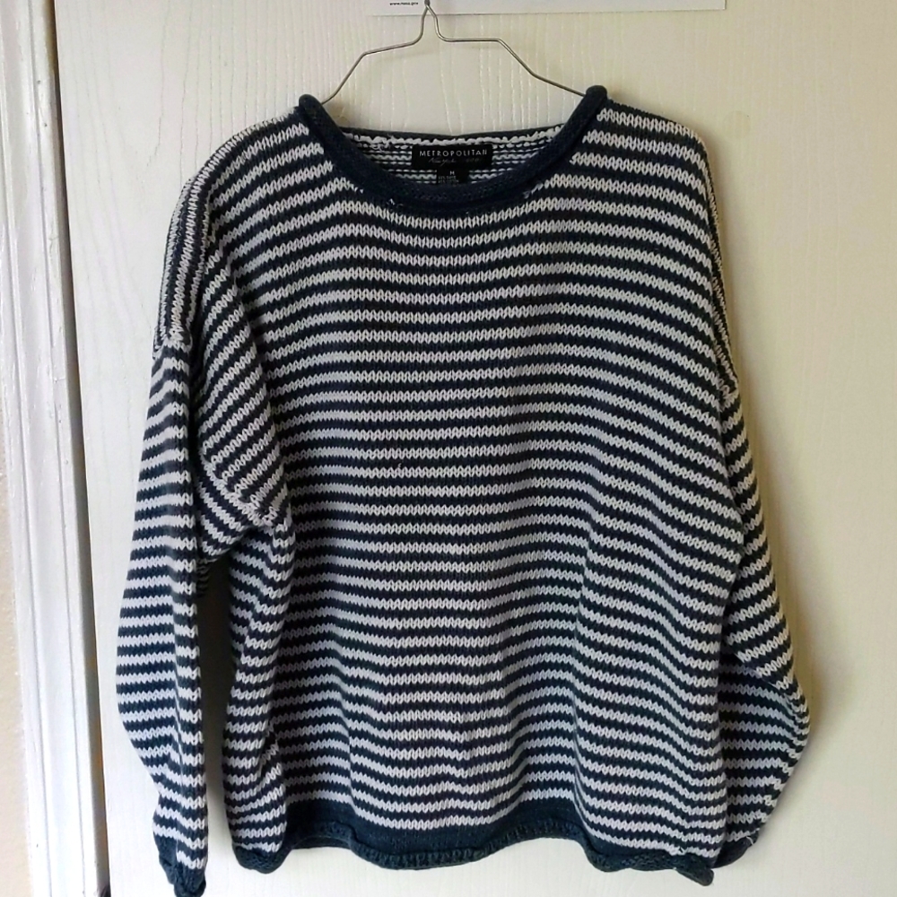 Vintage striped knit sweater